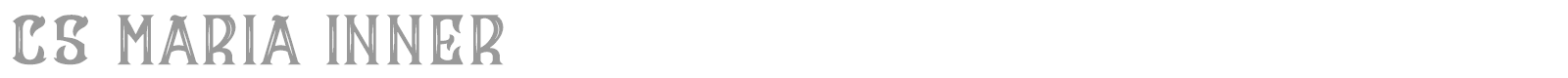 CS Maria font preview